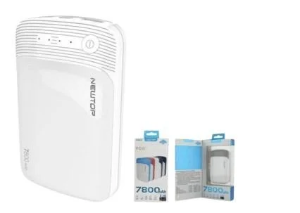 Φωτογραφία προϊόντος: NEWTOP Powerbank PB19 7800mAh ΛΕΥΚΟ