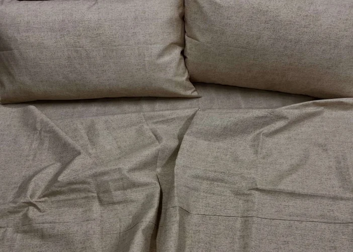 Φωτογραφία προϊόντος: MayHome Σετ Παπλωματοθήκη Polycotton Διπλή (Π: 200cm x Μ: 240cm) – 2024814343 Μονόχρωμη Μπεζ