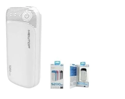 Φωτογραφία προϊόντος: NEWTOP Powerbank PB18 5200mAh ΛΕΥΚΟ