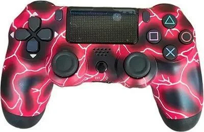 Φωτογραφία προϊόντος: OEM Doubleshock Ασύρματο Gamepad για PS4 Red Thunder