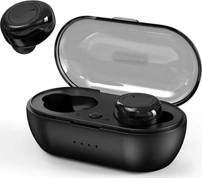 Φωτογραφία προϊόντος: OEM Ezra TWS06 In-ear Bluetooth Handsfree Ακουστικά με Θήκη Φόρτισης Μαύρα