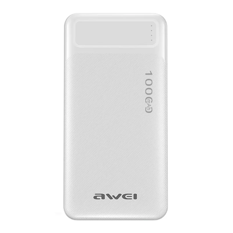Φωτογραφία προϊόντος: Awei P5K Power Bank 10000mAh με 2 Θύρες USB-A Λευκό
