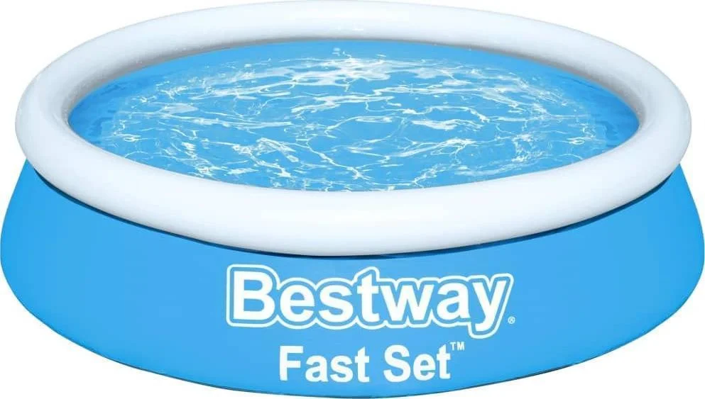 Φωτογραφία προϊόντος: OEM Bestway Στρογγυλή Φουσκωτή Πισίνα 183x183x51εκ. Fast Set Μπλε (57392)