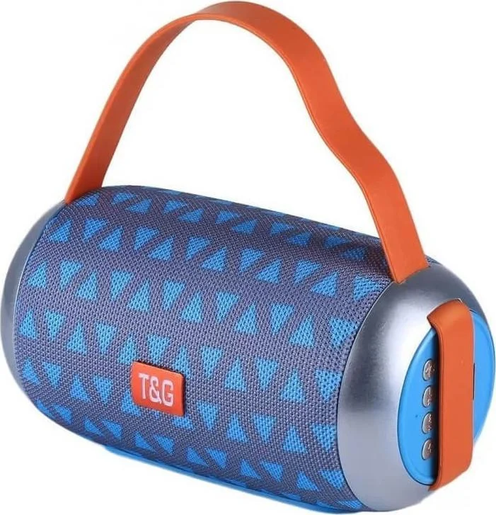 Φωτογραφία προϊόντος: OEM T&G TG-112 Ηχείο Bluetooth 10W με Ραδιόφωνο και Διάρκεια Μπαταρίας έως 2 ώρες Γκρι/Μπλε