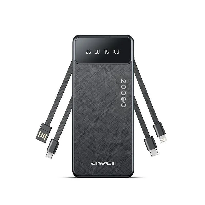 Φωτογραφία προϊόντος: AWEI P132K Power Bank 20000mAh Μαύρο