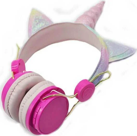 Φωτογραφία προϊόντος: OEM Unicorn AH-808 Ασύρματα Bluetooth On Ear Ακουστικά Φούξια