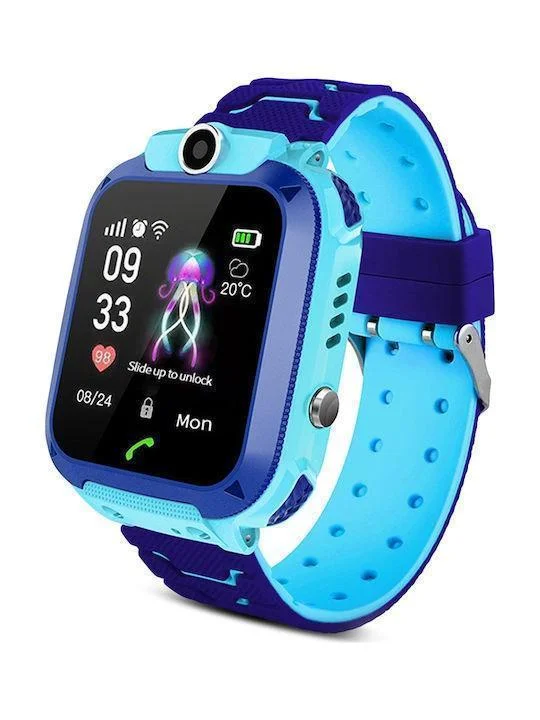 Φωτογραφία προϊόντος: OEM Παιδικό Smartwatch με GPS και Καουτσούκ/Πλαστικό Λουράκι Μπλε