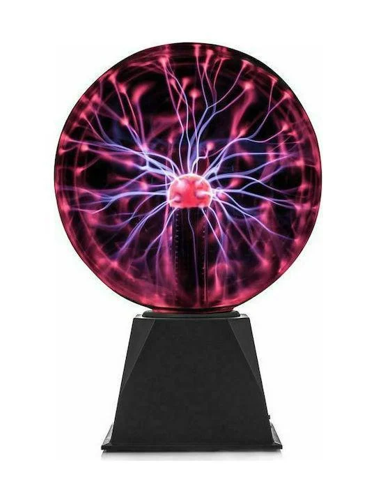 Φωτογραφία προϊόντος: OEM Magic Plasma Light Ball Διακοσμητικό Φωτιστικό Plasma Ball LED 25cm σε Μαύρο Χρώμα