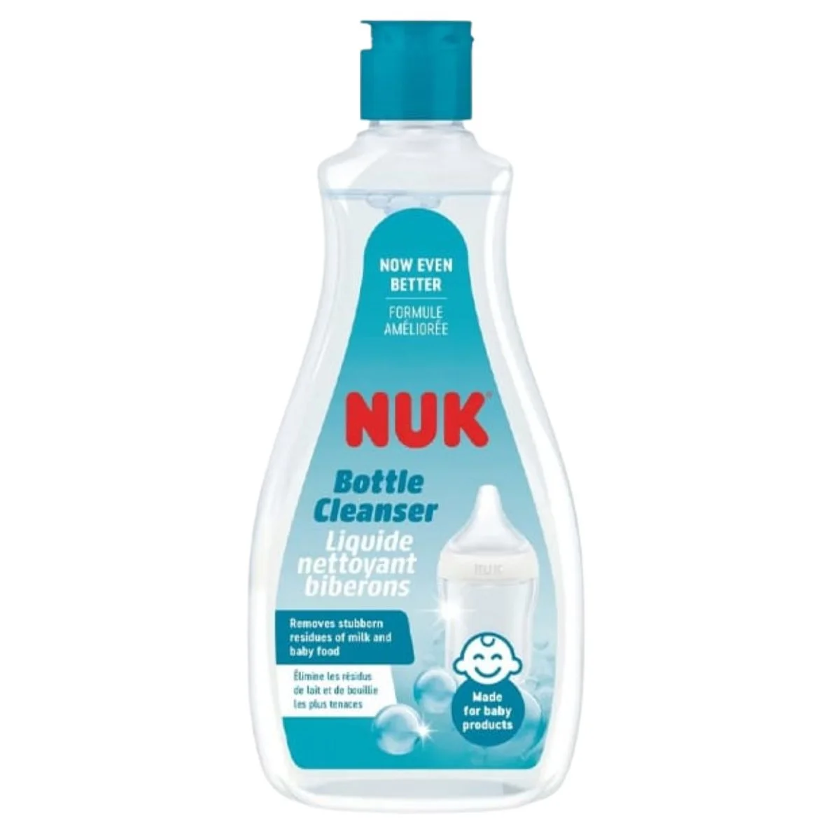 Φωτογραφία προϊόντος: Nuk,Nuk Απορρυπαντικά και Καθαριστικά Nuk Bottle Cleanser Υγρό Καθαρισμού για Μπιμπερό 500ml