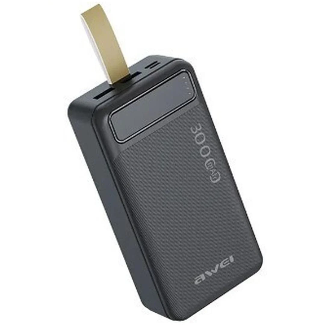 Φωτογραφία προϊόντος: Awei P7K Power Bank 30000mAh με 2 Θύρες USB-C Μαύρο