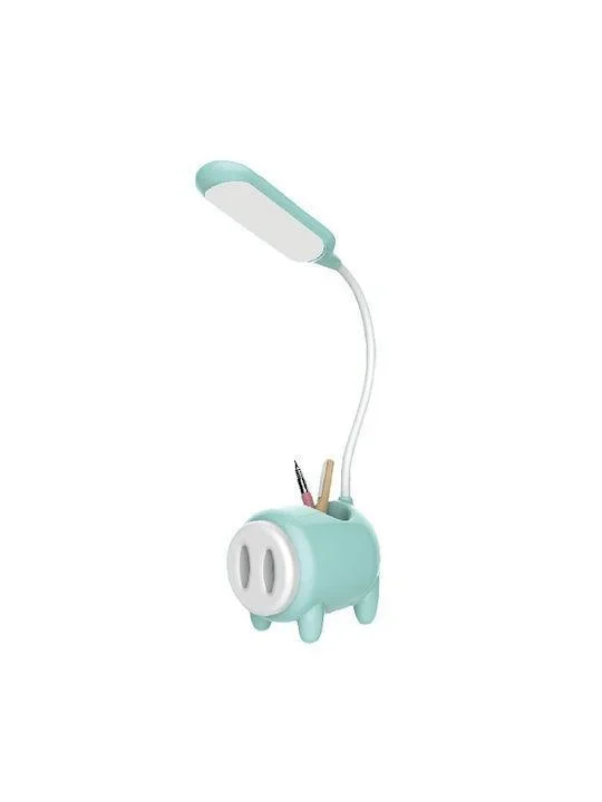 Φωτογραφία προϊόντος: OEM AT79272 Επαναφορτιζόμενο Φωτιστικό Γραφείου LED με Εύκαμπτο Βραχίονα σε Πράσινο Χρώμα