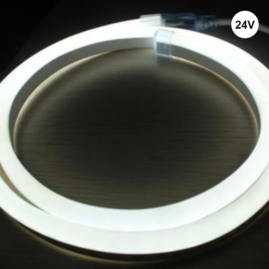 Φωτογραφία προϊόντος: CUBE NEON FLEX 2835 24V 5m ταινία led στεγανή IP65 13W/m 1000lm/m 220° ψυχρό λευκό 6000k dimmable 13W-120/24-6NEON UNIVERSE