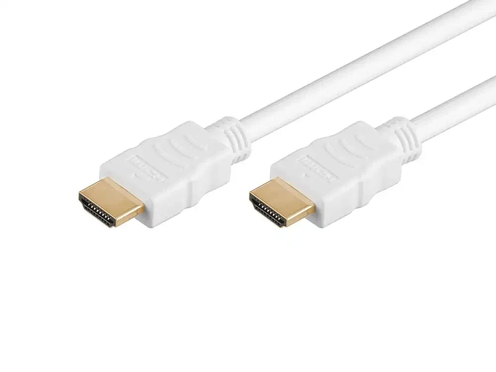 Φωτογραφία προϊόντος: Καλώδιο HDMI (M) 2.0 Με Ethernet Goobay 1m Λευκό (61018)