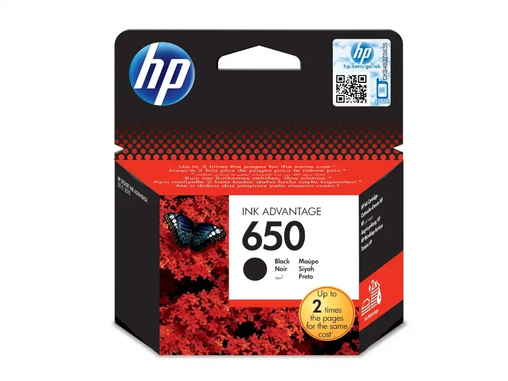 Φωτογραφία προϊόντος: HP Μελάνι Inkjet No.650 Black (CZ101AE)