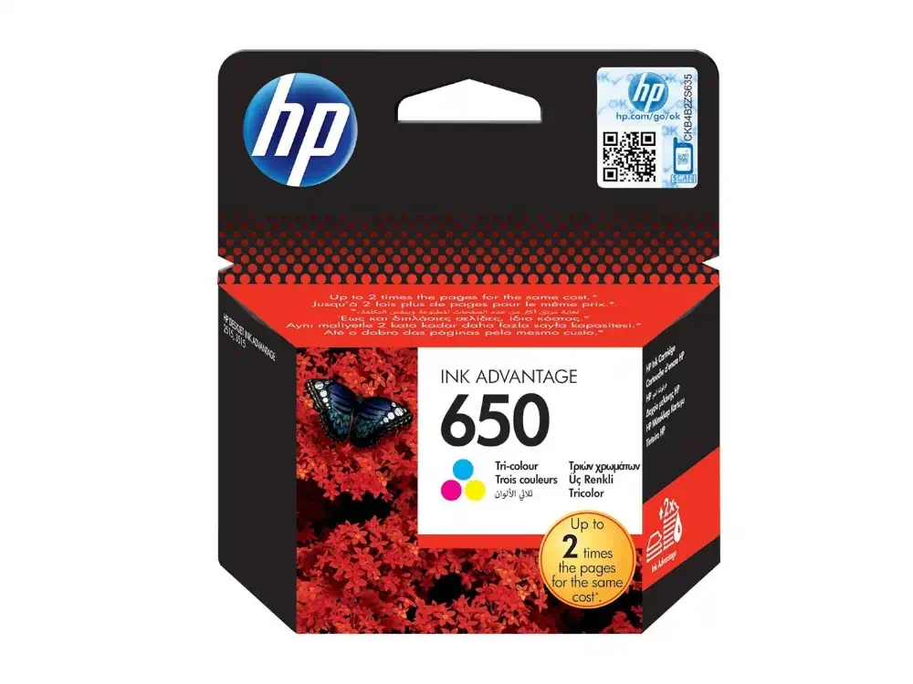 Φωτογραφία προϊόντος: HP Μελάνι Inkjet No 650 Color (CZ102AE)