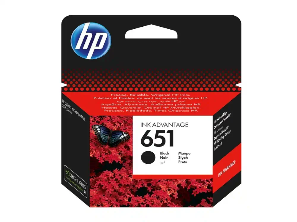 Φωτογραφία προϊόντος: HP Μελάνι Inkjet No.651 Black (C2P10AE)
