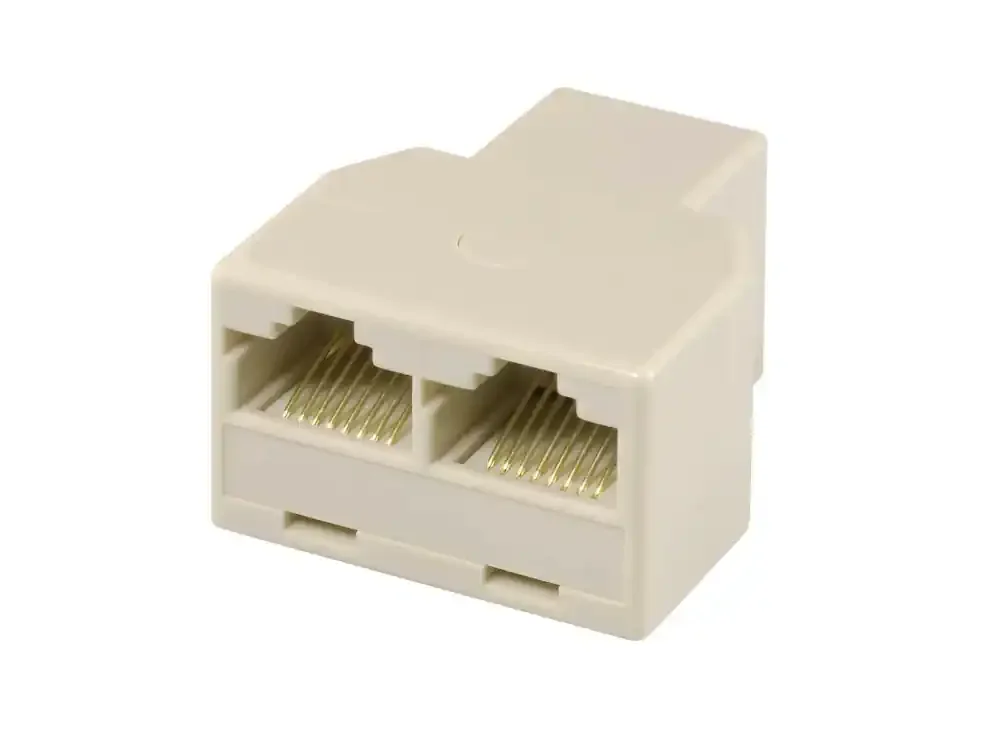 Φωτογραφία προϊόντος: PowerTech Ethernet Splitter RJ45 (F) σε 2x RJ45 (F) Μπεζ (CAB-N128)