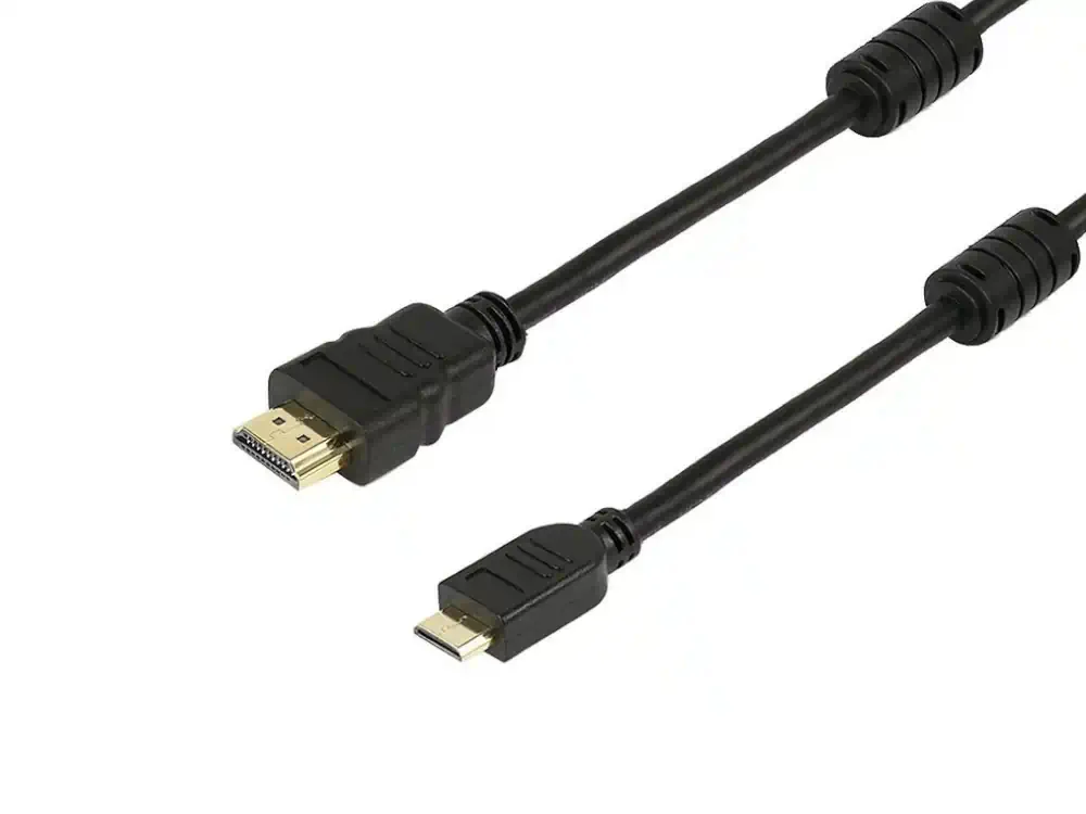 Φωτογραφία προϊόντος: PowerTech Καλώδιο HDMI (M) Σε HDMI Mini (M) Με Ethernet 1.5m Μαύρο (CAB-H011)