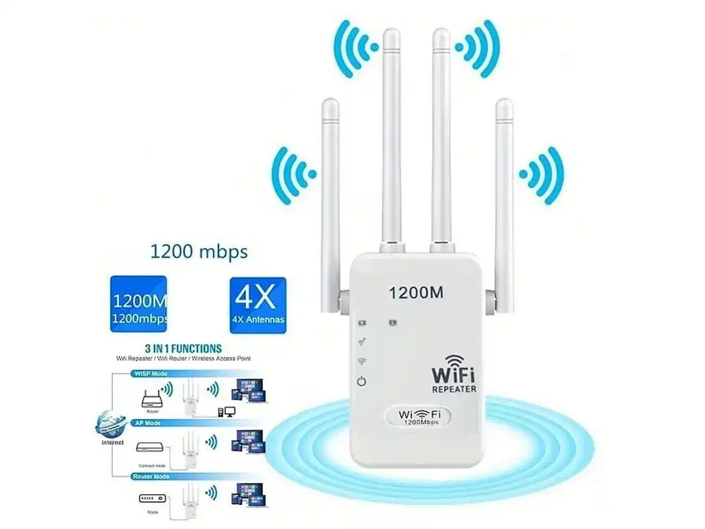 Φωτογραφία προϊόντος: No Brand WiFi Repeater/Router/AP 1200Mbps (U7AC1200RE)