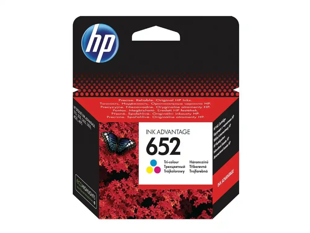 Φωτογραφία προϊόντος: HP Μελάνι Inkjet No.652 Tri-colour (F6V24AE)