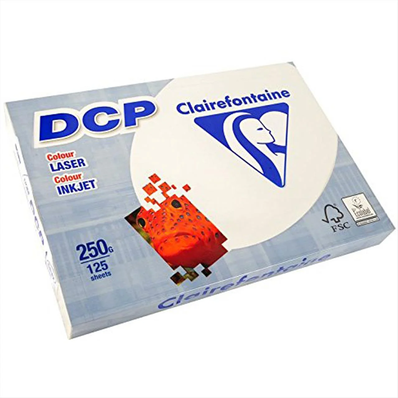 Φωτογραφία προϊόντος: Clairefontaine DCP Χαρτί Εκτύπωσης Α4 250gr 125 Φύλλων Λευκό (1857) - 13.03.014
