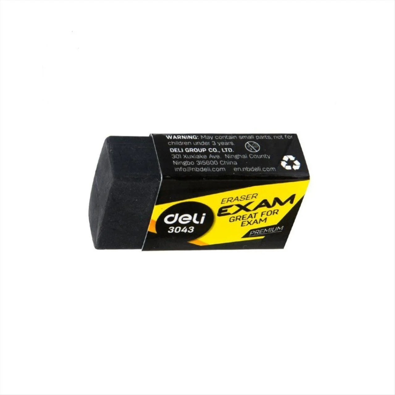 Φωτογραφία προϊόντος: Deli Γόμα Εxam 40x22x12mm Μαύρη - 3043