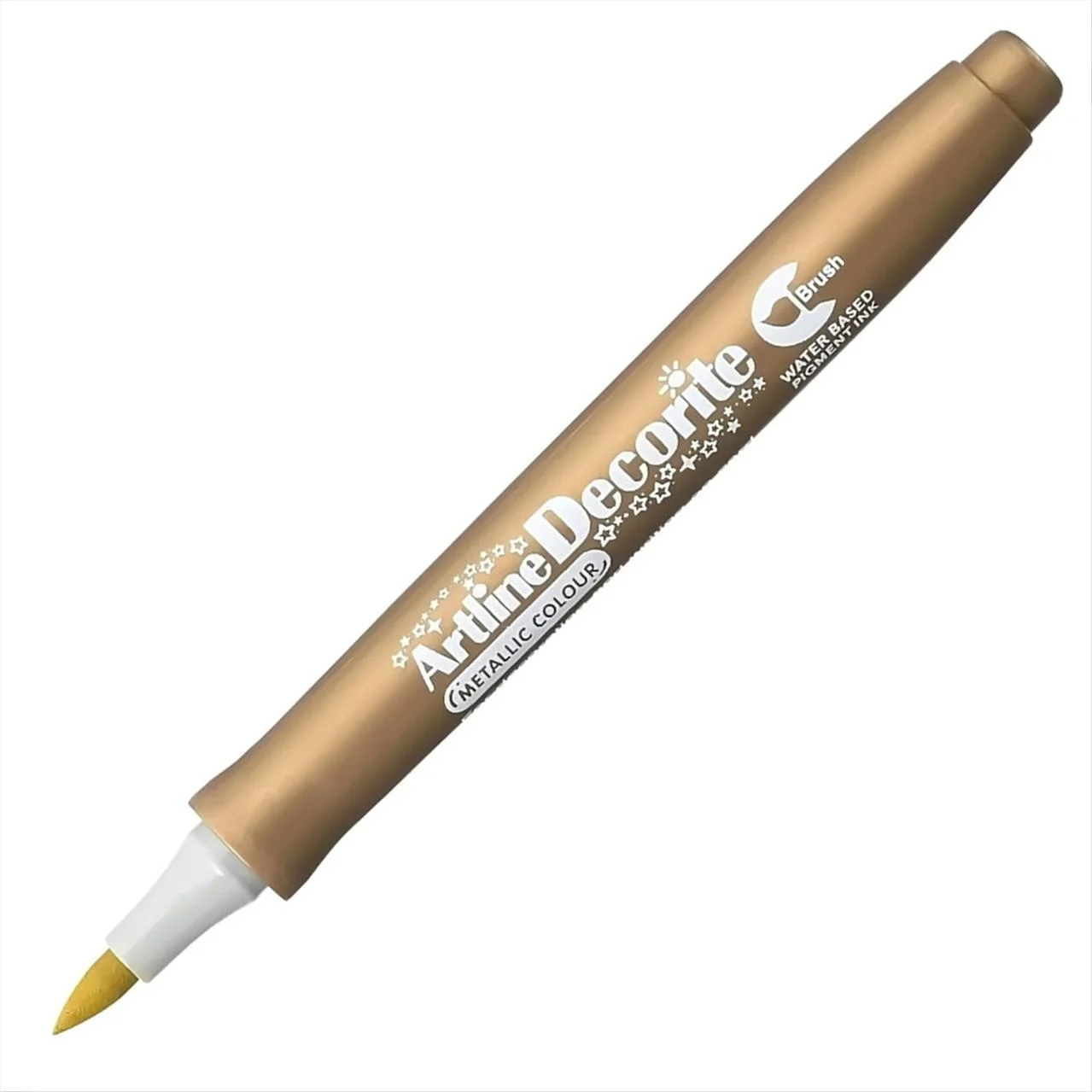 Φωτογραφία προϊόντος: Artline Μαρκαδόρος Decorite Brush Metallic Gold - EDFM-F-GOLD
