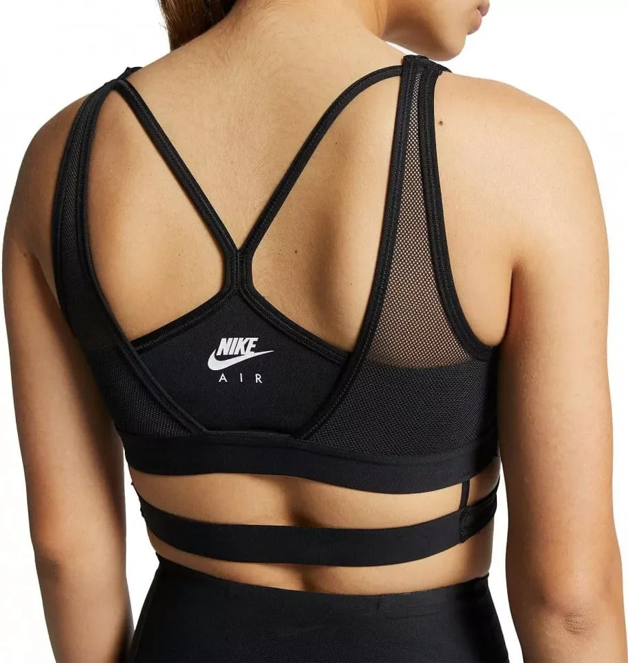 Φωτογραφία προϊόντος: NIKE AIR MESH BRA Γυναικείο Αθλητικό Μπουστάκι Μαύρο με Επένδυση & Ελαφριά Ενίσχυση ΜΑΥΡΟ