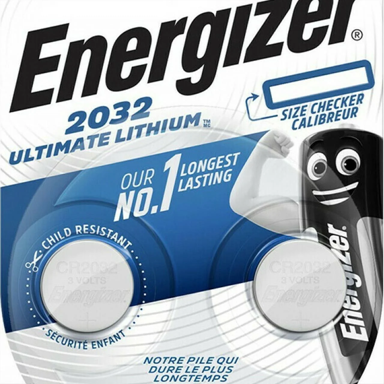 Φωτογραφία προϊόντος: Energizer Μπαταρία Λιθίου Coin Ultimate CR-2032 3,0V 2τμχ. - ENE17075105