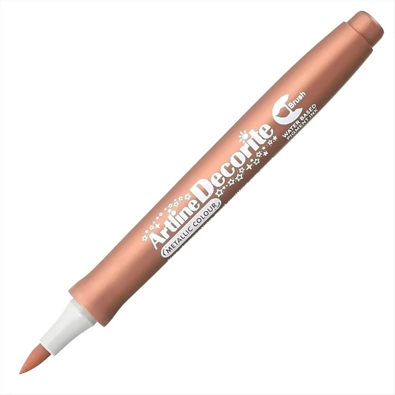 Φωτογραφία προϊόντος: Artline Μαρκαδόρος Decorite Brush Metallic Bronze - EDFM-F-BRONZE