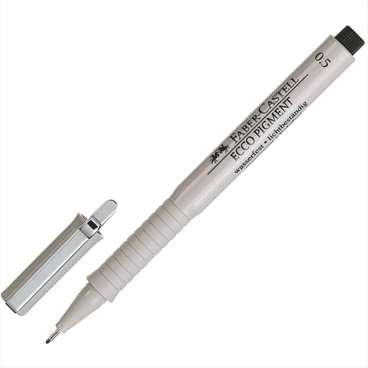 Φωτογραφία προϊόντος: Faber Castell Μαρκαδόρος Σχεδίου Ecco Pigment 0.5 Black -12310304.05