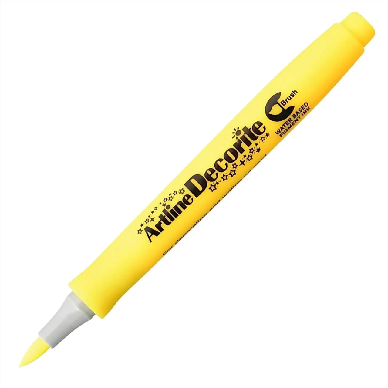 Φωτογραφία προϊόντος: Artline Μαρκαδόρος Decorite Brush Standard Yellow - EDF-F-YELLOW