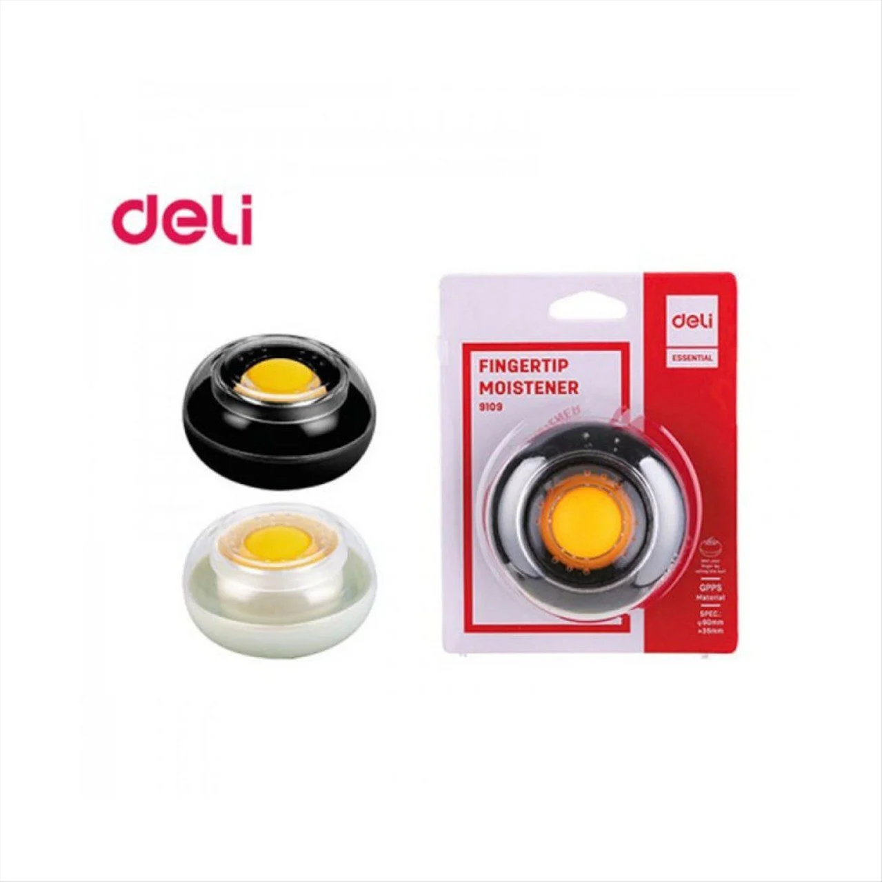 Φωτογραφία προϊόντος: Deli Δαχτυλοβρεχτήρας Πλαστικός 9X3.5cm - 9109