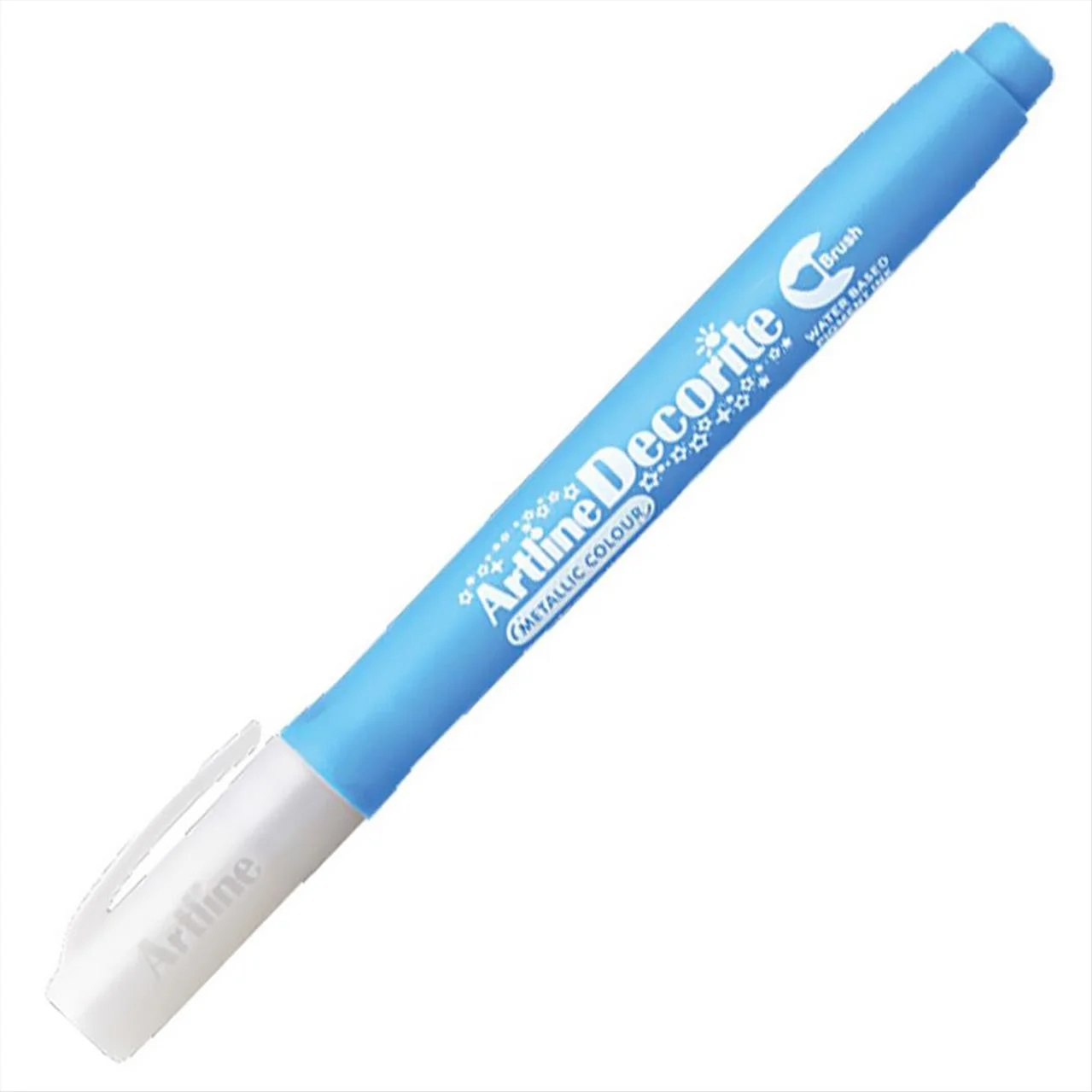Φωτογραφία προϊόντος: Artline Μαρκαδόρος Decorite Brush Standard Metallic Blue - EDFM-F-METALLIC-BLUE