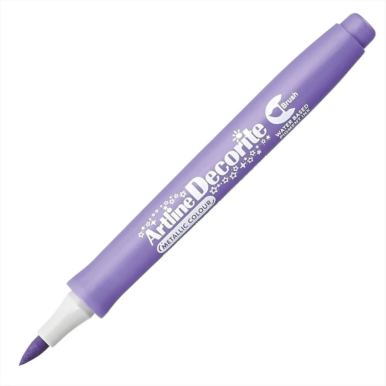 Φωτογραφία προϊόντος: Artline Μαρκαδόρος Decorite Brush Standard Metallic Purple - EDFM-F-METALLIC-PURPLE