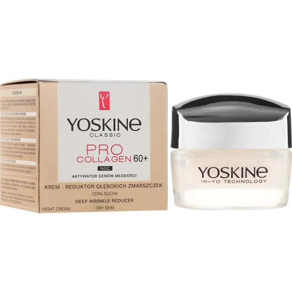 Φωτογραφία προϊόντος: YOSKINE - Pro Collagen 60+ Deep Wrinkle Reducer Night Cream 50ml