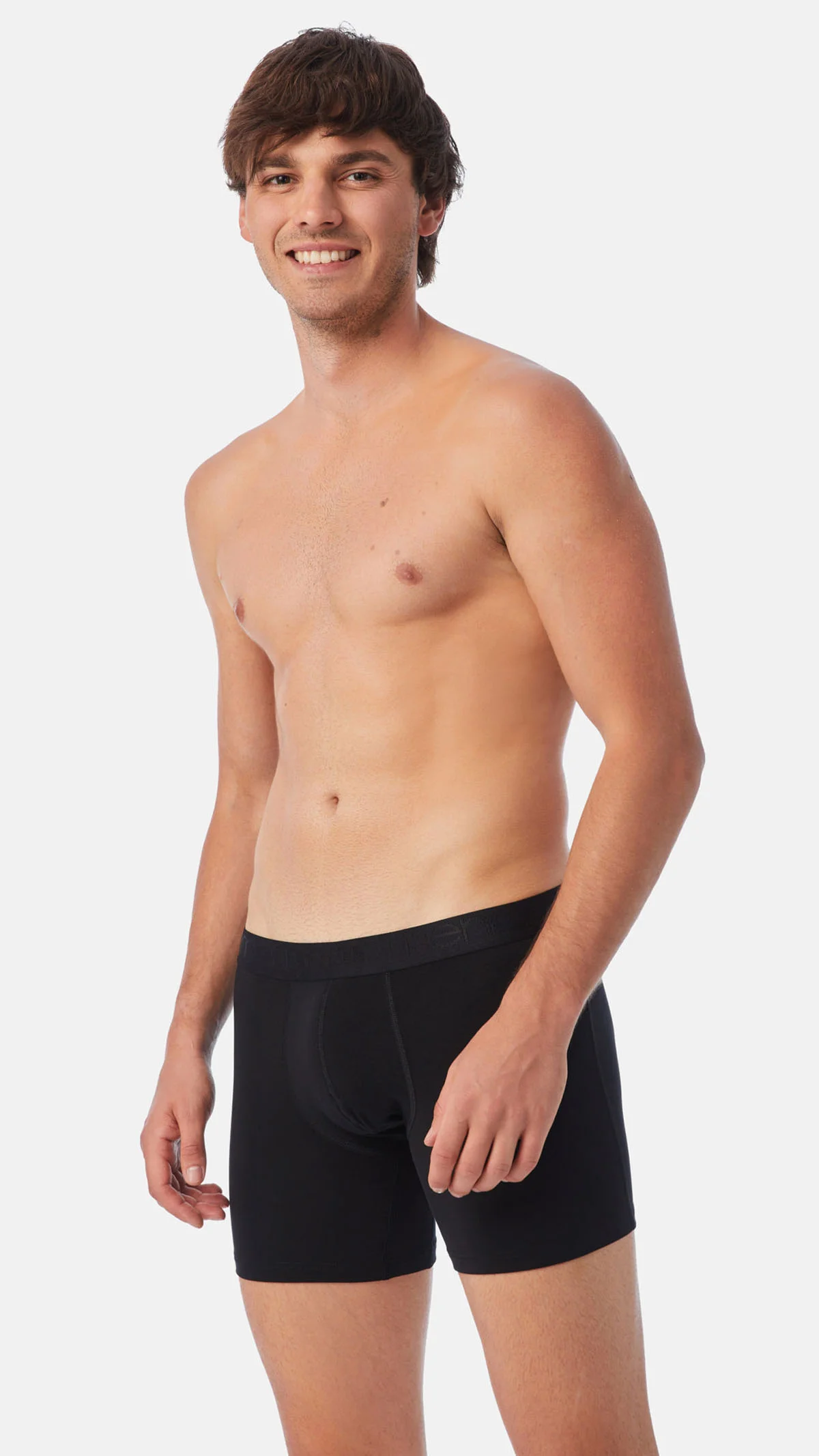 Φωτογραφία προϊόντος: BOXER MINERVA MENGEAR TENCEL™ MODAL Long με εξωτερικό λάστιχο 2ΤΜΧ, ΜΑΥΡΟ