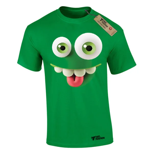 Φωτογραφία προϊόντος: Ανδρικό μπλουζάκι t-shirt βαμβακερό Takeposition Crazy ace, Πράσινο, 320-1403-14