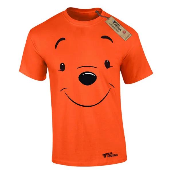 Φωτογραφία προϊόντος: Ανδρικό μπλουζάκι t-shirt βαμβακερό Takeposition Pokemon Winnie happy Face, Πορτοκαλί, 320-1399-19
