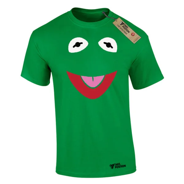 Φωτογραφία προϊόντος: Ανδρικό μπλουζάκι t-shirt βαμβακερό Takeposition Kermit, Πράσινο, 320-1406-14