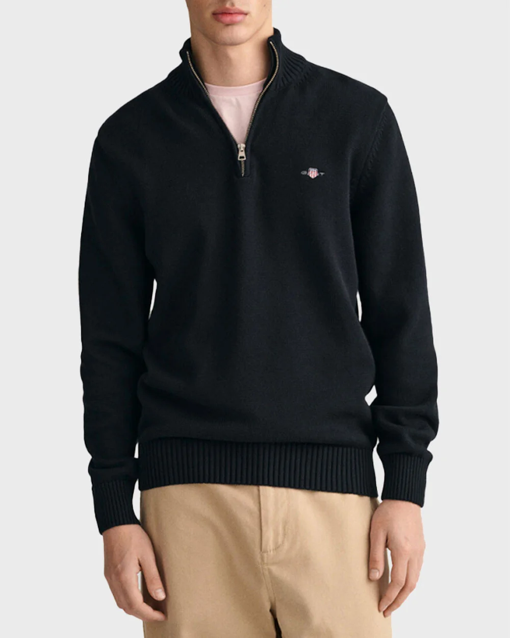 Φωτογραφία προϊόντος: GANT ΑΝΔΡΙΚΟ ΠΟΥΛΟΒΕΡ HALF-ZIP - 3G8030170 ΜΑΥΡΟ