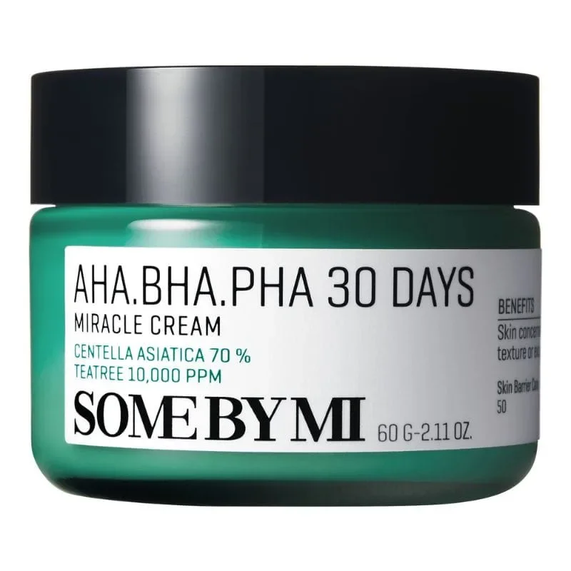 Φωτογραφία προϊόντος: Some By Mi Aha-Bha-Pha 30 Days Miracle Cream Ενυδατική Κρέμα Προσώπου Για Επιδερμίδες Με Ατέλειες, Λιπαρότητα & Τάση Ακμής 60gr