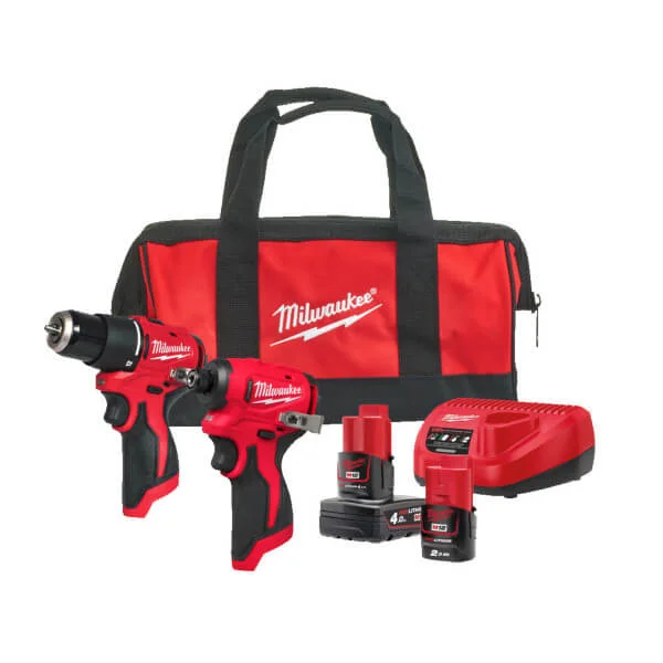 Φωτογραφία προϊόντος: MILWAUKEE BLPP2B-422B BRUSHLESS Δράπανο Κρουστικό και Παλμικό Κατσαβίδι Σετ με 2 Μπαταρίες και Φορτιστή (4933500425)