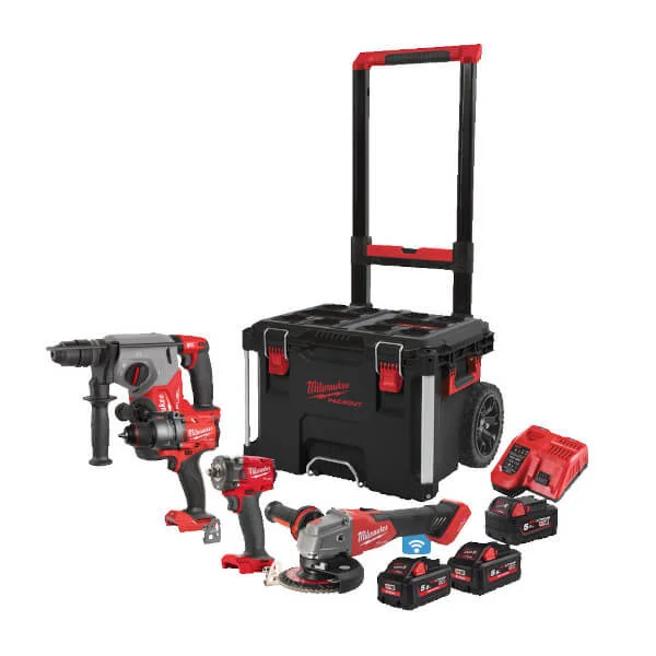Φωτογραφία προϊόντος: MILWAUKEE M18 FPP4C-555T POWER PACKOUT Σετ Εργαλείών Μπαταρίας 18V Σε Βαλίτσα (4933492525)