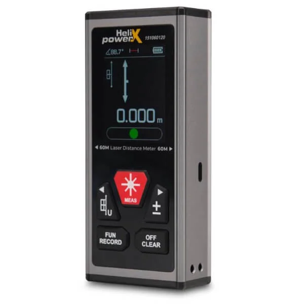 Φωτογραφία προϊόντος: HELIX RED DUALSABER Μετρητής Αποστάσεων Laser Διπλής Δέσμης 60/120m (151060120)