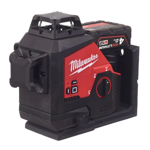 Φωτογραφία προϊόντος: MILWAUKEE 3PL-401C Αλφάδι Laser 360° Πράσινης Δέσμης 12V με Μπαταρία 4Ah Φορτιστή και Βαλίτσα (4933478102)