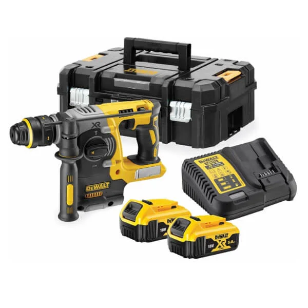 Φωτογραφία προϊόντος: DEWALT DCH273P2T Πιστολέτο SDS-PLUS Περιστροφικό Σκαπτικό2.1J 18V Με 2 Μπαταρίες 5Ah και Φορτιστή Brushless