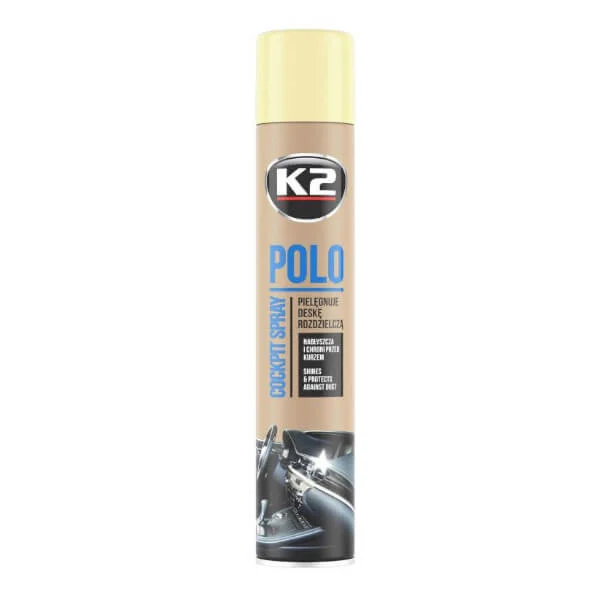 Φωτογραφία προϊόντος: K2 POLO COCKPIT K407WA0 Σπρέι Καθαρισμού και Γυαλίσματος Ταμπλό Αυτοκινήτων με Άρωμα Vanilla 750ml