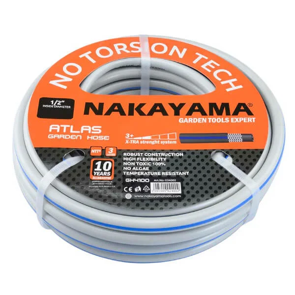 Φωτογραφία προϊόντος: NAKAYAMA GH4200 Λάστιχο Ποτίσματος Atlas 3 Επιστρώσεις 25m 1/2