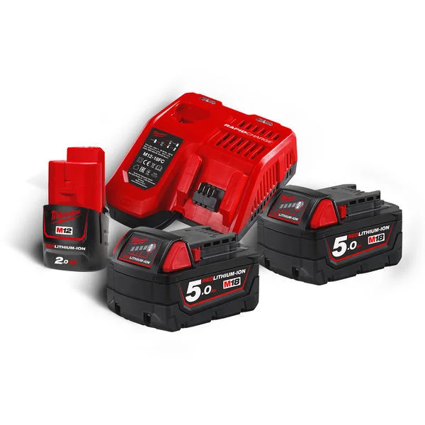 Φωτογραφία προϊόντος: MILWAUKEE M18 NRG-502 Σετ Μπαταρίες 2X5Ah με Φορτιστής (4933459217)